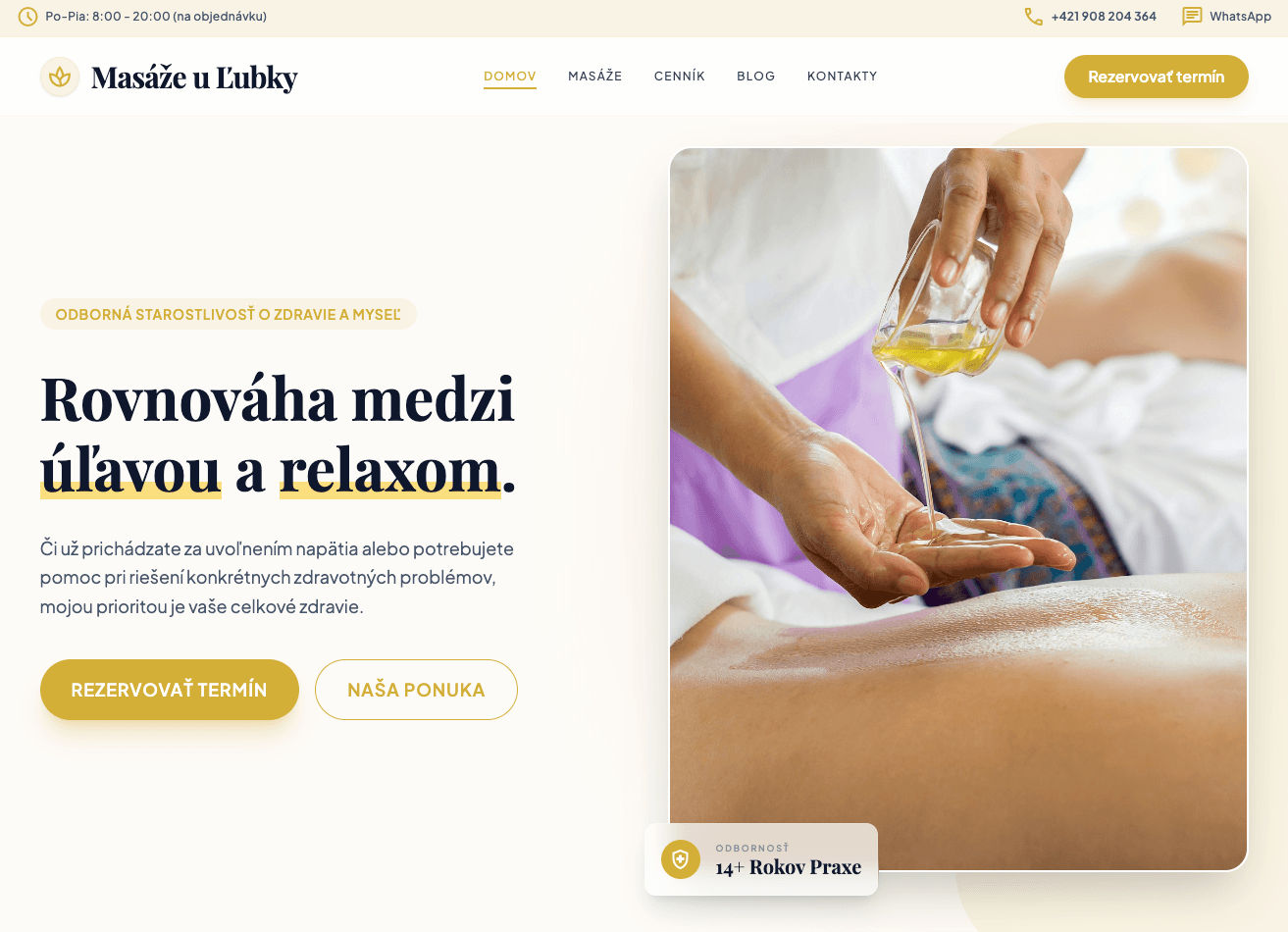 Masáže u Ľubky preview